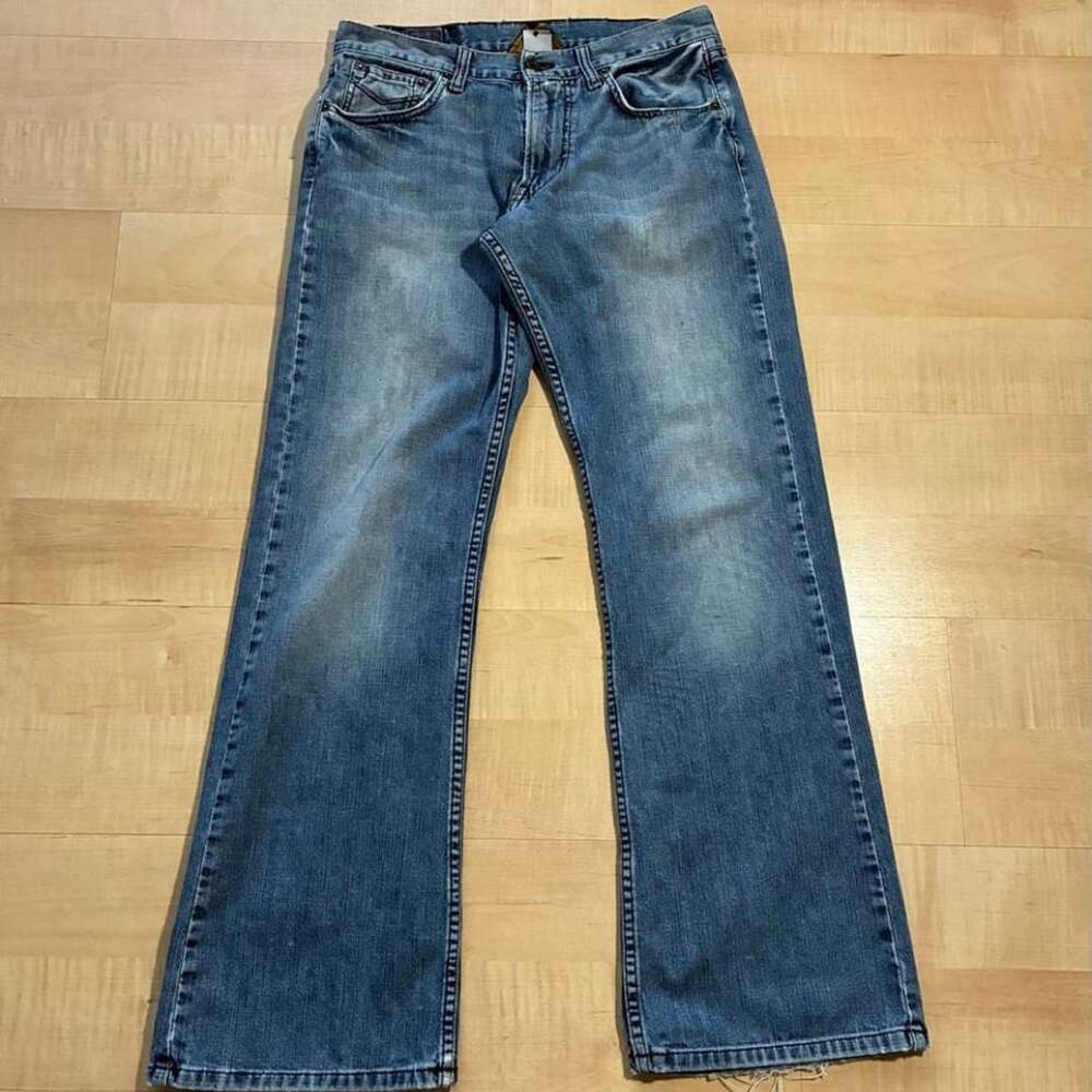 Lucky Brand Reg Indie Jeans Size 29 Medium Wash USA Made Y2K Denim